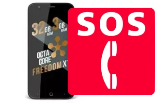 Llamadas de emergencia en Just5 Freedom X1