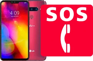Llamadas de emergencia en LG V40 ThinQ
