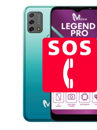 Llamadas de emergencia en Mobicel Legend Pro