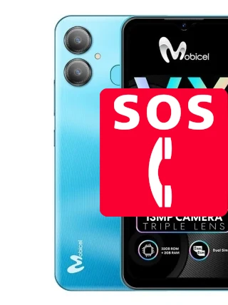 Llamadas de emergencia en Mobicel VX18