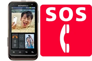 Llamadas de emergencia en Motorola DEFY XT535