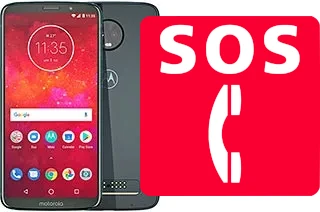 Llamadas de emergencia en Motorola Moto Z3 Play