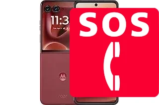 Llamadas de emergencia en Motorola Razr Ultra 2025