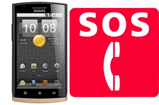 Llamadas de emergencia en Philips W920