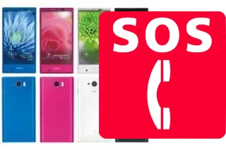Llamadas de emergencia en Sharp Aquos Serie mini SHV31