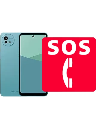 Llamadas de emergencia en Sharp Aquos wish5