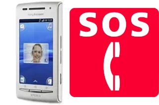 Llamadas de emergencia en Sony Ericsson Xperia X8