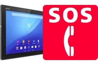 Llamadas de emergencia en Sony Xperia Z4 Tablet WiFi