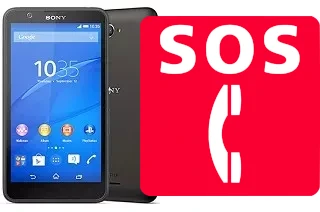 Llamadas de emergencia en Sony Xperia E4 Dual