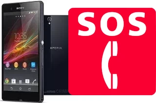 Llamadas de emergencia en Sony Xperia Z