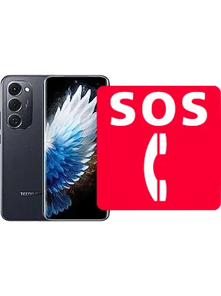 Llamadas de emergencia en Tecno Spark 40 Pro+