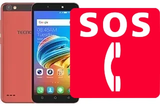 Llamadas de emergencia en Tecno Pop 1