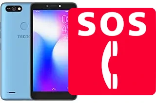 Llamadas de emergencia en Tecno Pop 2F