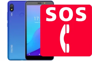 Llamadas de emergencia en Tecno Pop 3