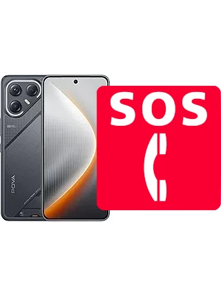 Llamadas de emergencia en Tecno Pova 7 Ultra