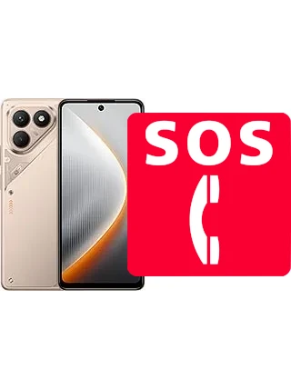 Llamadas de emergencia en Tecno Pova 7 4G
