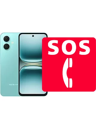 Llamadas de emergencia en Tecno Spark Go 2