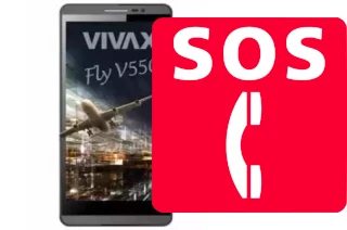 Llamadas de emergencia en Vivax Fly V550