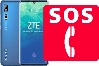 Llamadas de emergencia en ZTE Axon 10 Pro 5G