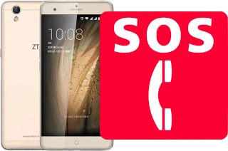 Llamadas de emergencia en ZTE Blade V7 Max