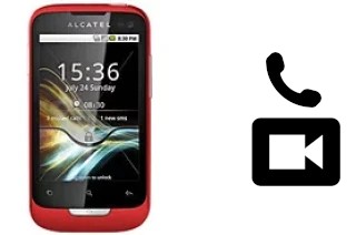Hacer videollamadas con un alcatel OT-985