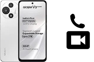 Hacer videollamadas con un alcatel V3 Classic