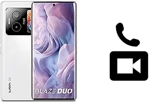 Hacer videollamadas con un Lava Blaze Duo