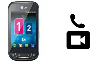 Hacer videollamadas con un LG Optimus Net Dual