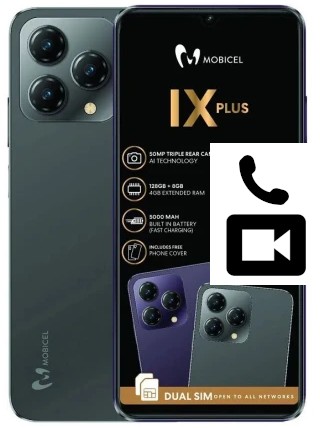 Hacer videollamadas con un Mobicel IX Plus