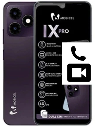 Hacer videollamadas con un Mobicel IX Pro