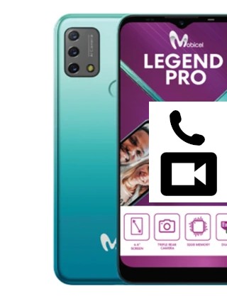 Hacer videollamadas con un Mobicel Legend Pro