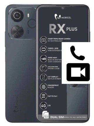 Hacer videollamadas con un Mobicel RX Plus