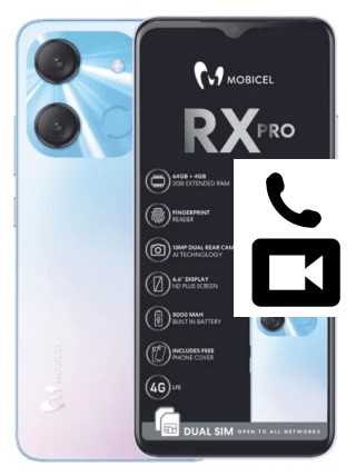 Hacer videollamadas con un Mobicel RX Pro