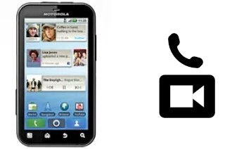 Hacer videollamadas con un Motorola DEFY