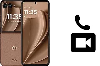 Hacer videollamadas con un Motorola Razr+ 2025