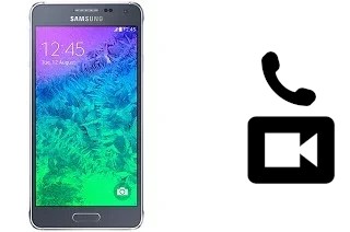 Hacer videollamadas con un Samsung Galaxy Alpha (S801)