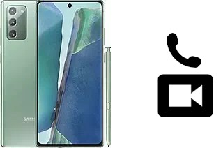 Hacer videollamadas con un Samsung Galaxy Note20