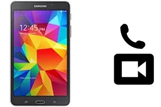 Hacer videollamadas con un Samsung Galaxy Tab 4 7.0 LTE