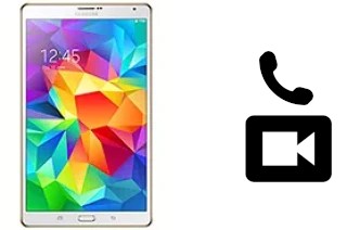 Hacer videollamadas con un Samsung Galaxy Tab S 8.4