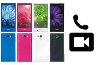 Hacer videollamadas con un Sharp Aquos Serie mini SHV31