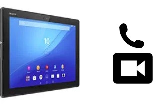 Hacer videollamadas con un Sony Xperia Z4 Tablet WiFi
