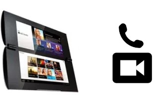 Hacer videollamadas con un Sony Tablet P