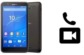 Hacer videollamadas con un Sony Xperia E4 Dual