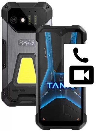 Hacer videollamadas con un Unihertz 8849 Tank Mini 1