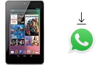 Cómo instalar WhatsApp en un Asus Google Nexus 7