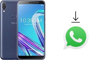 Cómo instalar WhatsApp en un Asus Zenfone Max Pro (M1) ZB601KL