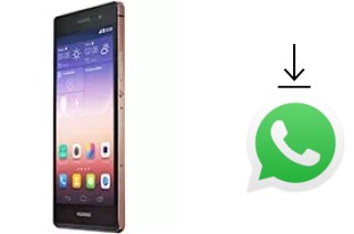 Cómo instalar WhatsApp en un Huawei Ascend P7 Sapphire Edition