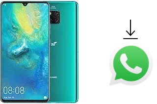 Cómo instalar WhatsApp en un Huawei Mate 20 X (5G)