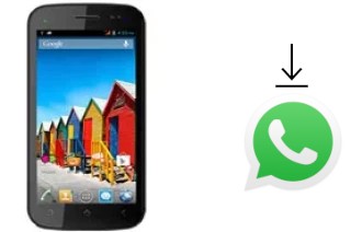 Cómo instalar WhatsApp en un Micromax A110Q Canvas 2 Plus