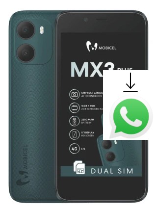 Cómo instalar WhatsApp en un Mobicel MX3 Plus